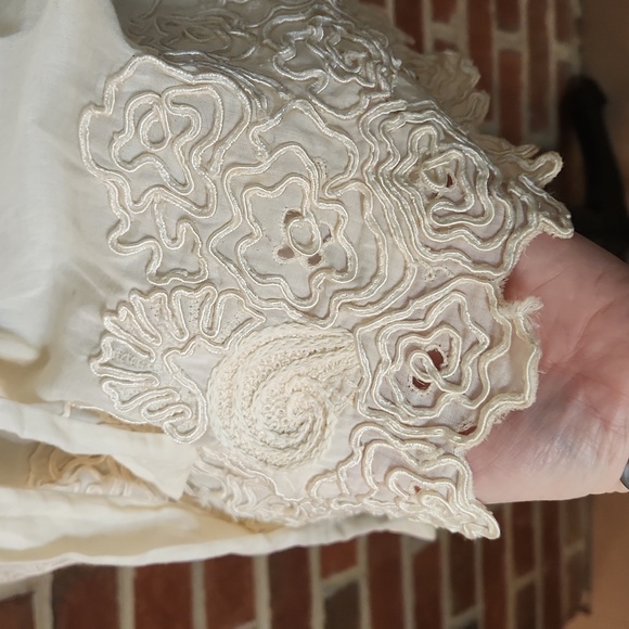 Vintage MINT Jodi Arnold empire waist embroidered top, size 8 - Picture 3 of 7